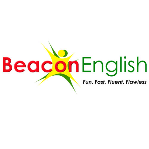  Desain  Logo  Kursus  Beacon English Jasa Digital Marketing 