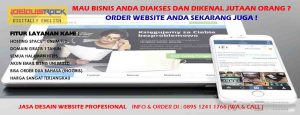 jasa pembuatan website profesional depok - joelouisrock - com